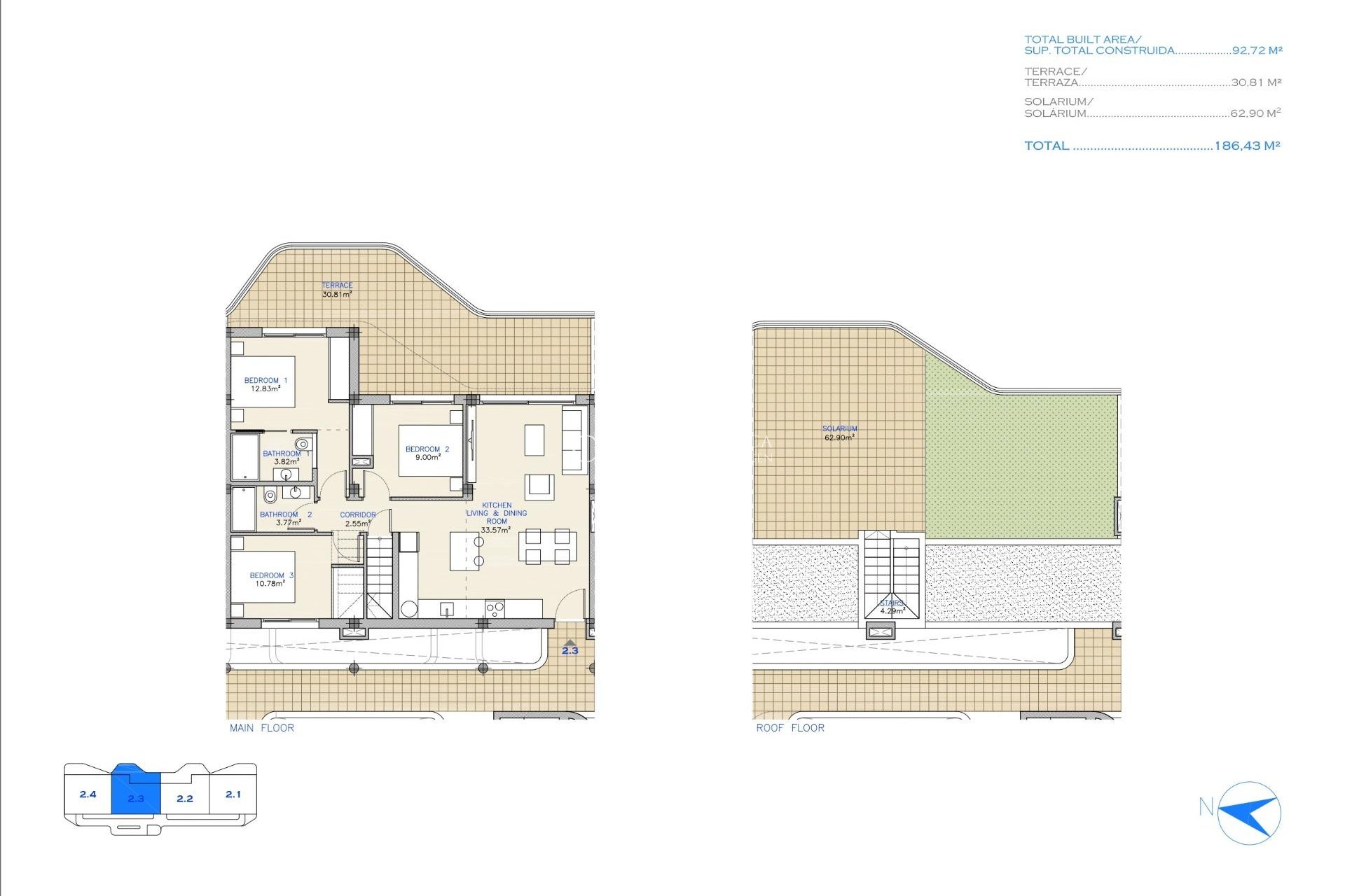 New Build - Apartment -
Los Alcazares - Serena Golf