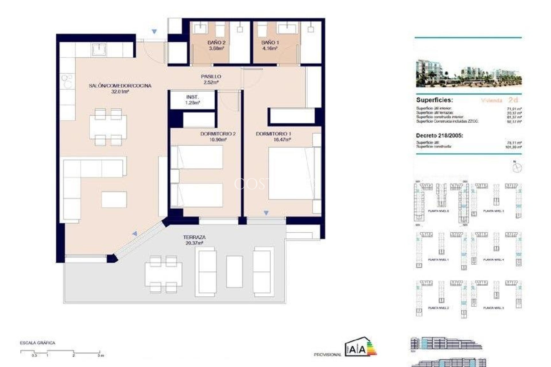 Nieuwbouw Woningen - Appartement -
Almerimar - 1ª Linea De Playa