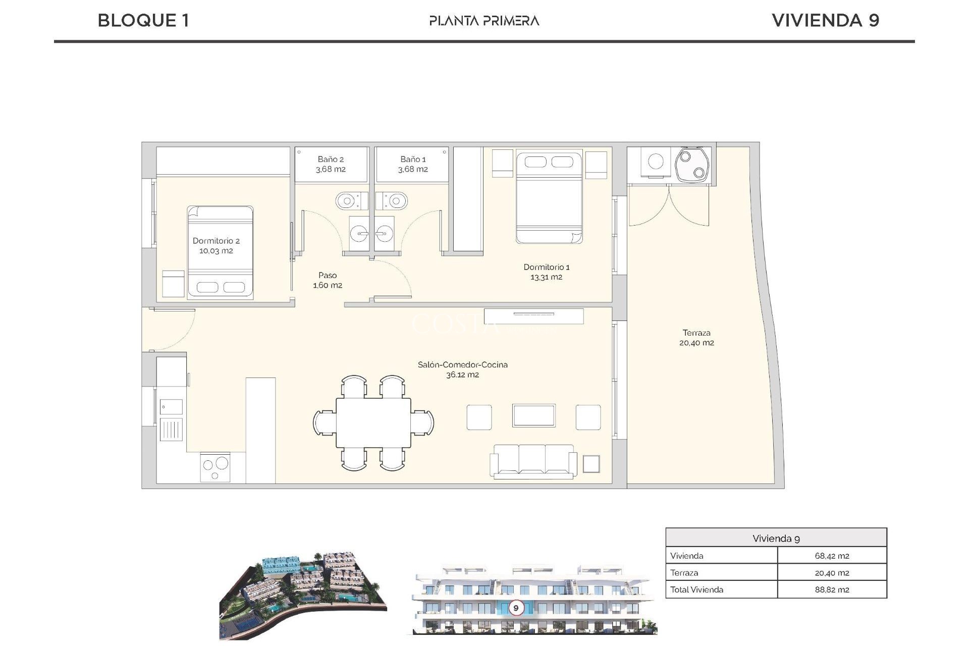 Nieuwbouw Woningen - Appartement -
Finestrat - Puig Campana Golf