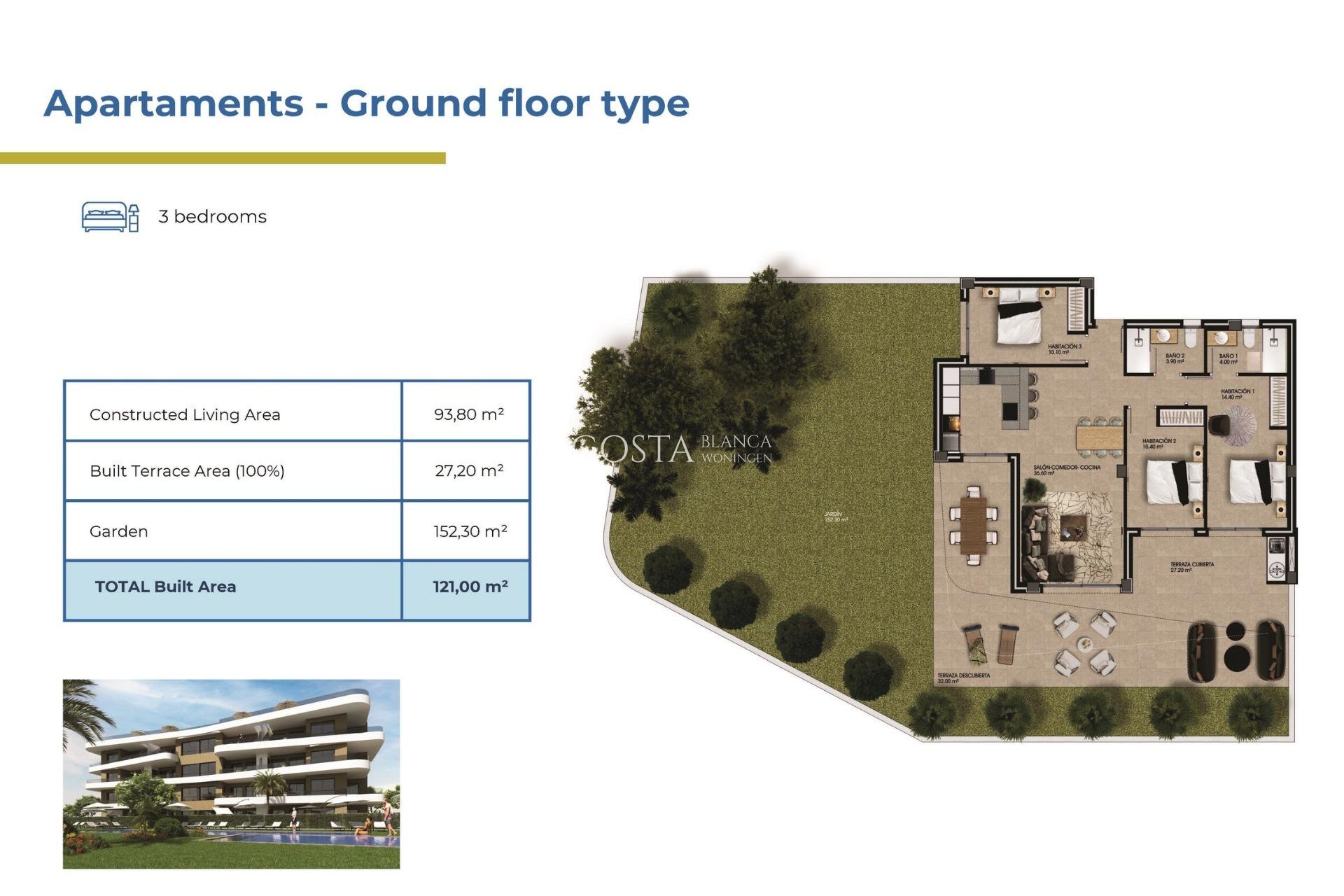 Nieuwbouw Woningen - Appartement -
Orihuela Costa - Punta Prima