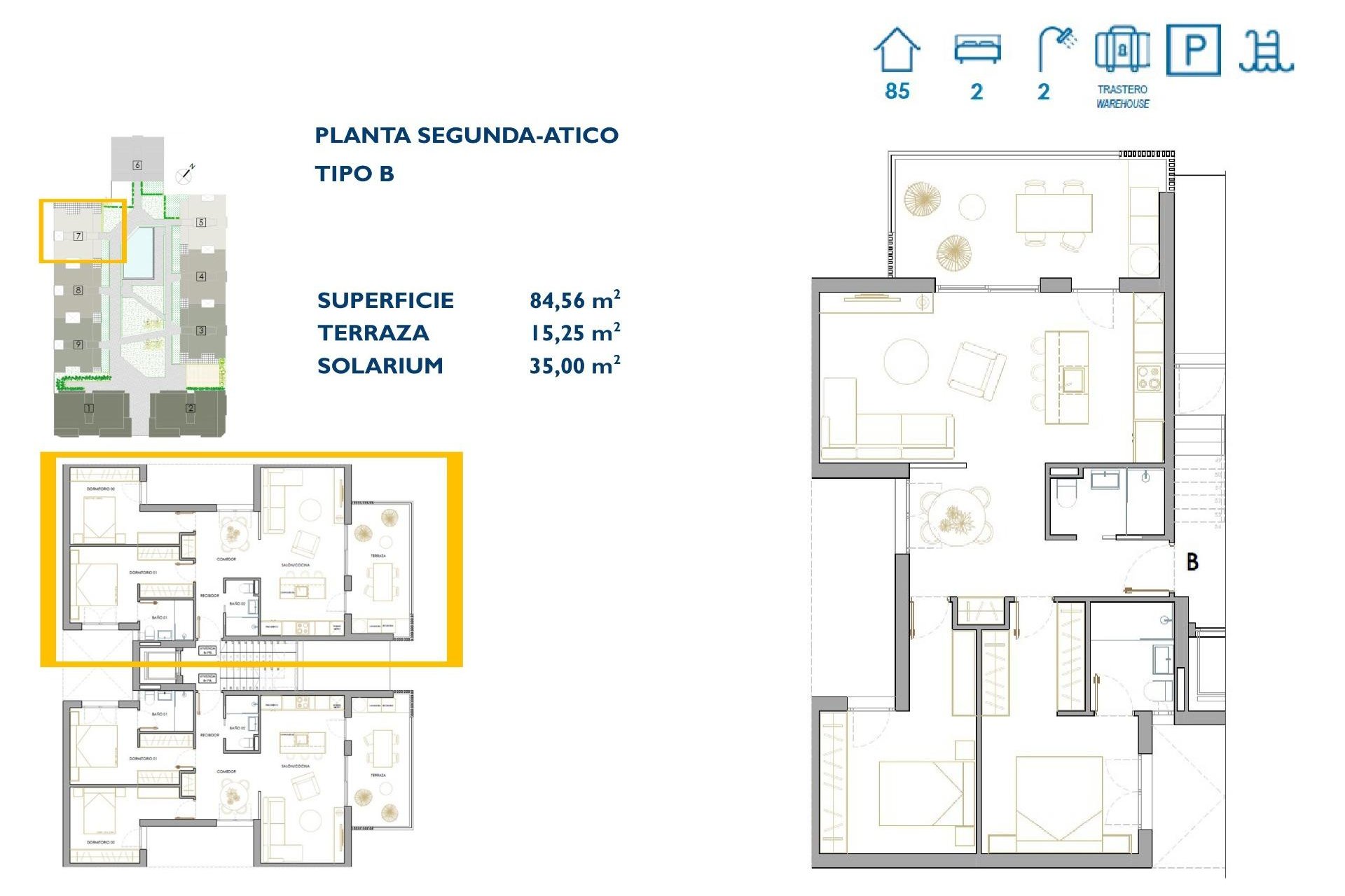 Nieuwbouw Woningen - Appartement -
San Pedro del Pinatar - Pueblo