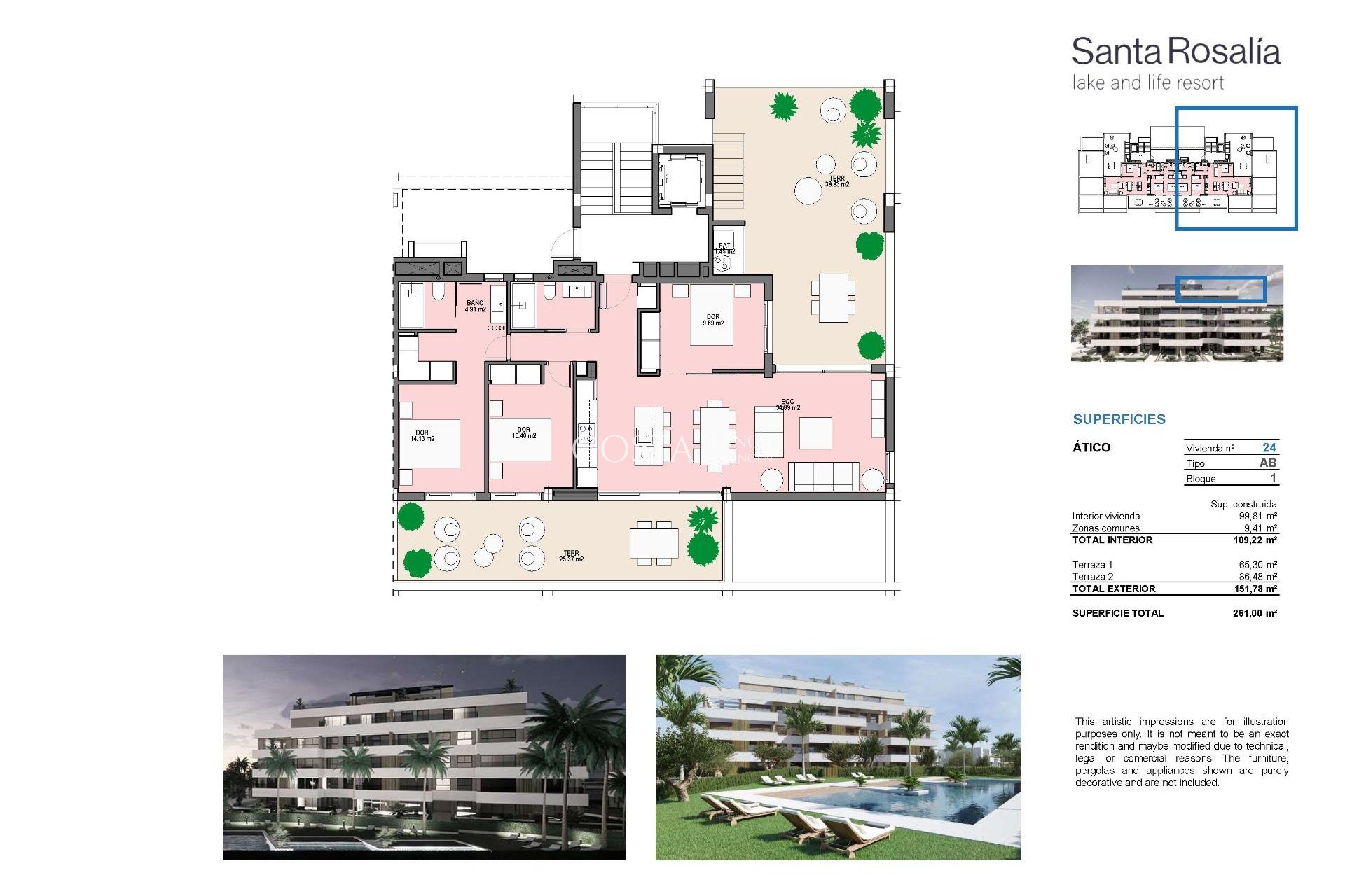 Nieuwbouw Woningen - Appartement -
Torre Pacheco - Santa Rosalia Lake And Life Resort