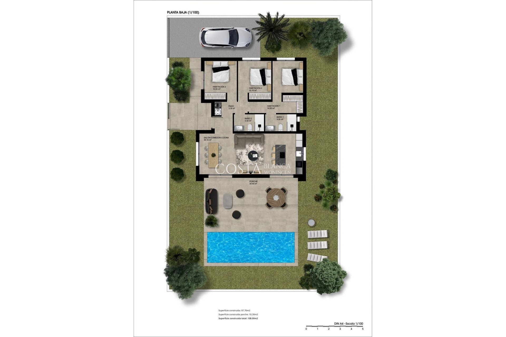 Nieuwbouw Woningen - Villa -
Hondón de las Nieves