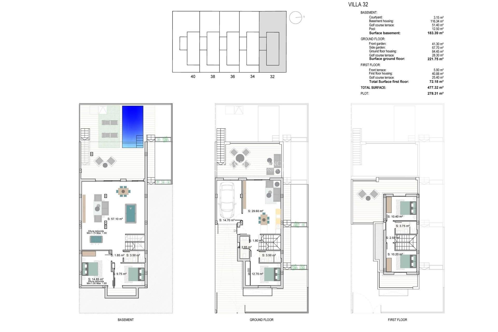 Nieuwbouw Woningen - Villa -
Los Alcazares - Serena Golf