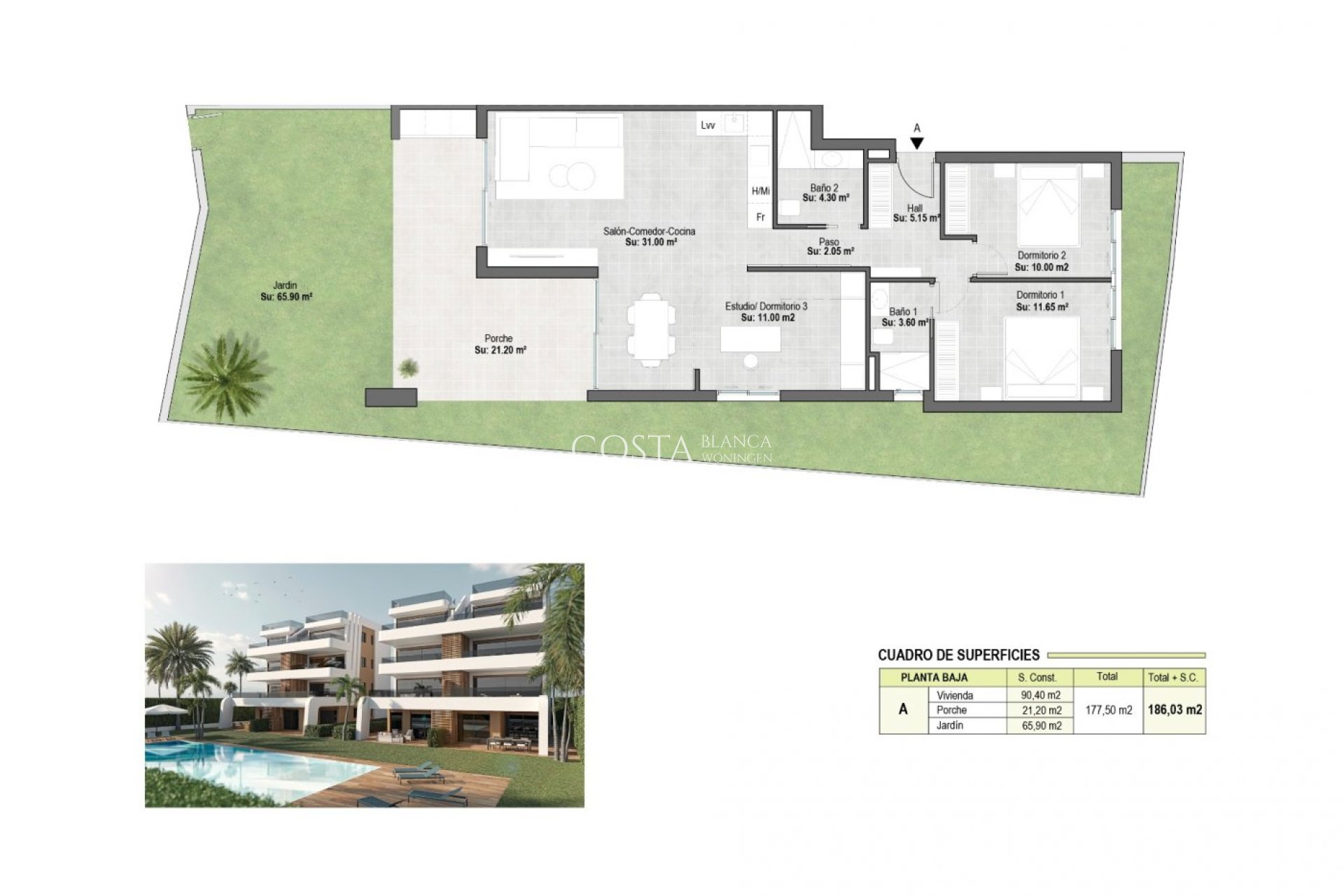 Nouvelle construction - Appartement -
Alhama De Murcia - Condado De Alhama