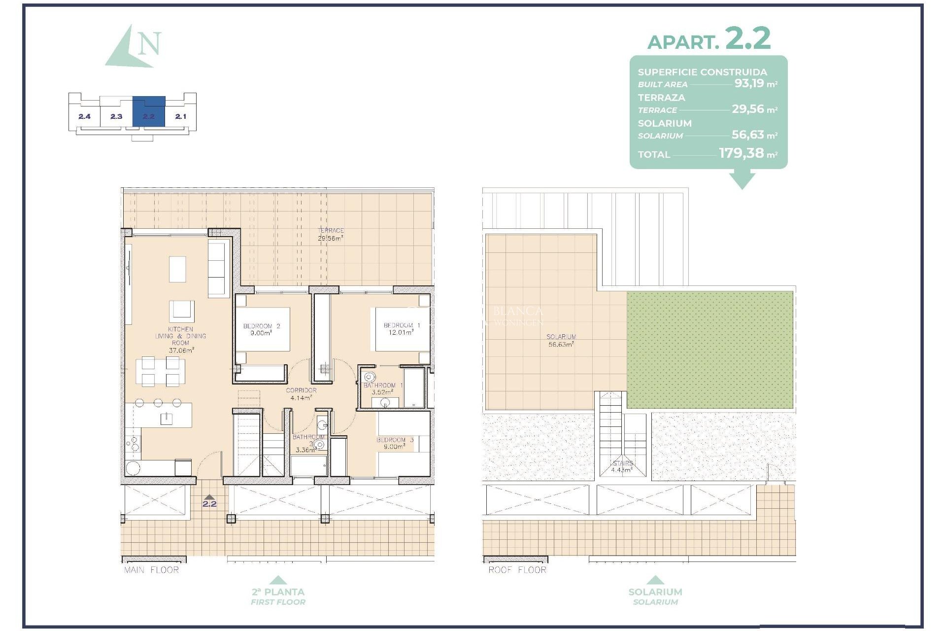 Nouvelle construction - Appartement -
Los Alcazares - Serena Golf