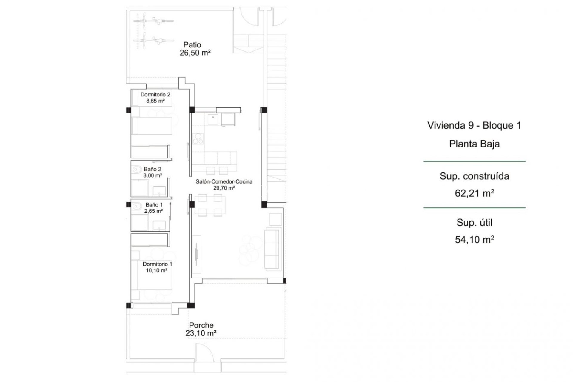 Nouvelle construction - Appartement -
Orihuela Costa - PAU 26