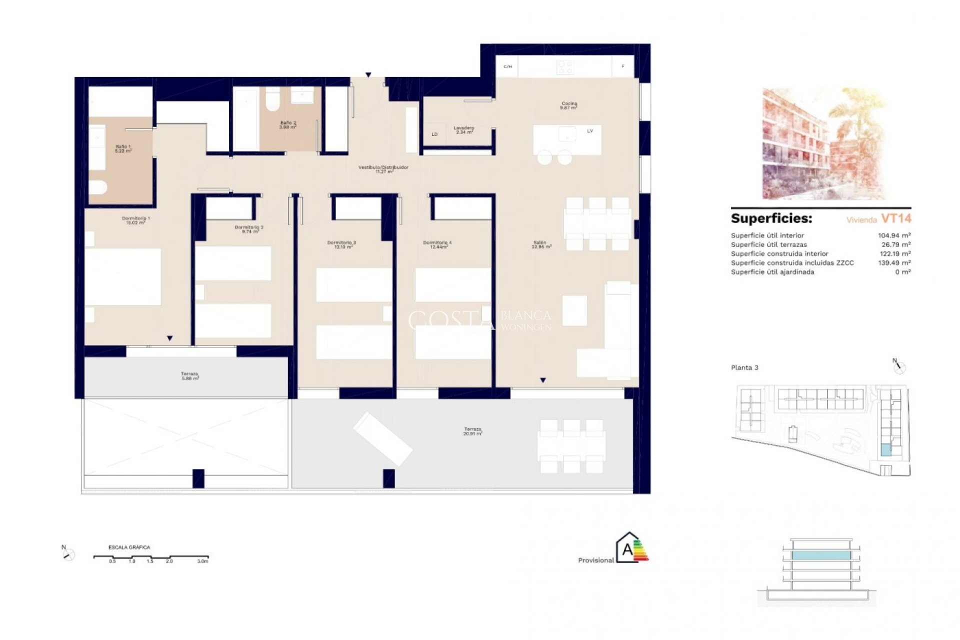 Nowy budynek - Apartament -
Denia - Puerto