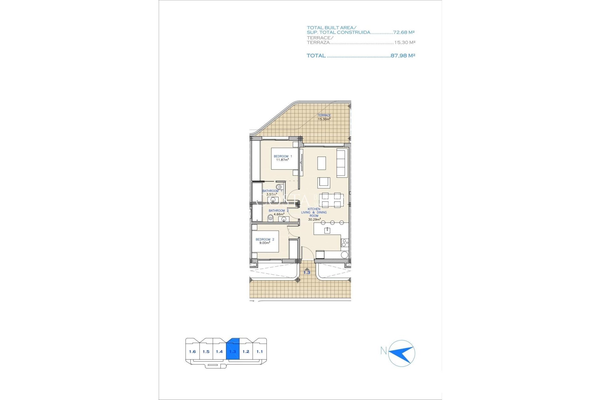 Nowy budynek - Apartament -
Los Alcazares - Serena Golf