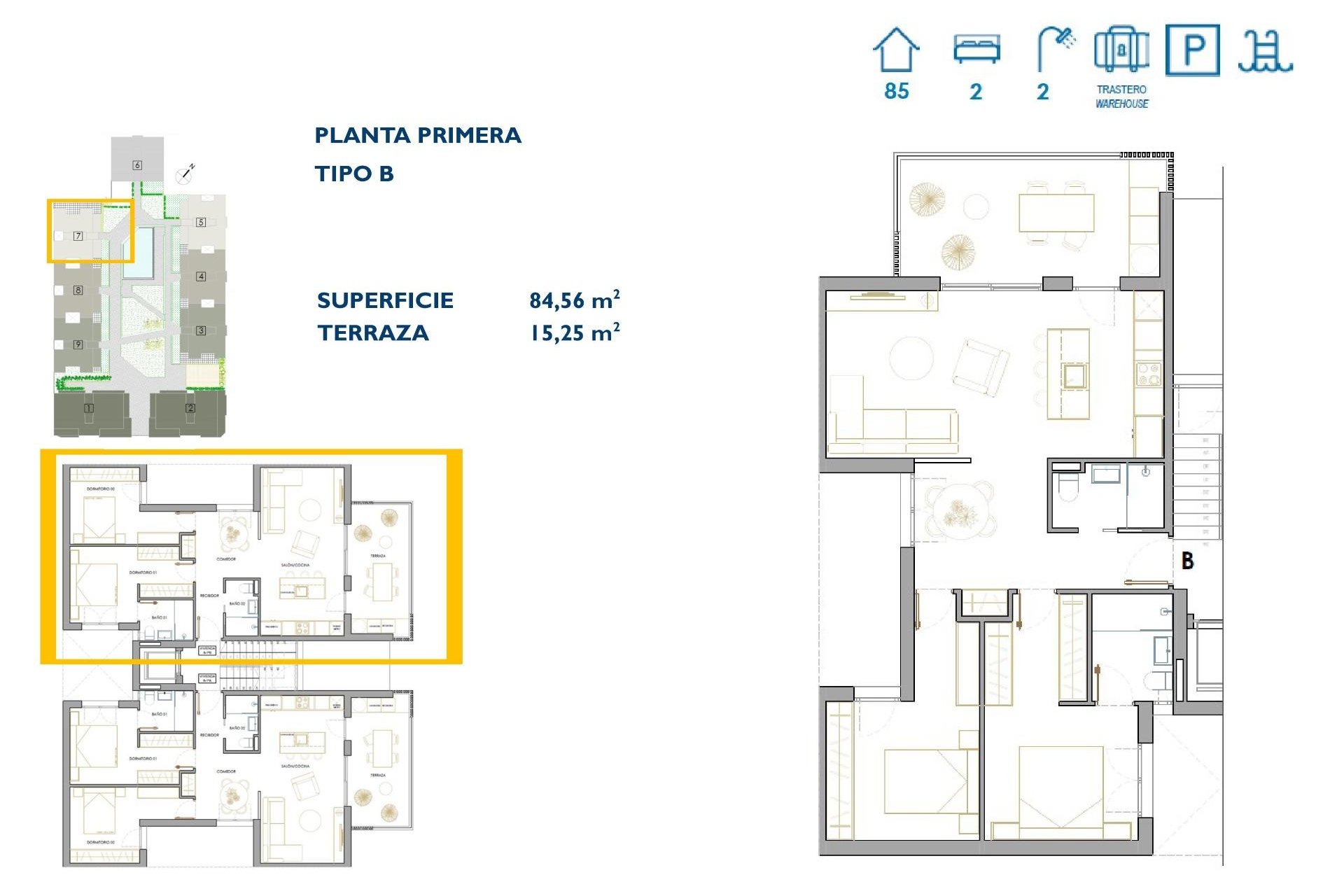 Nowy budynek - Apartament -
San Pedro del Pinatar - Pueblo