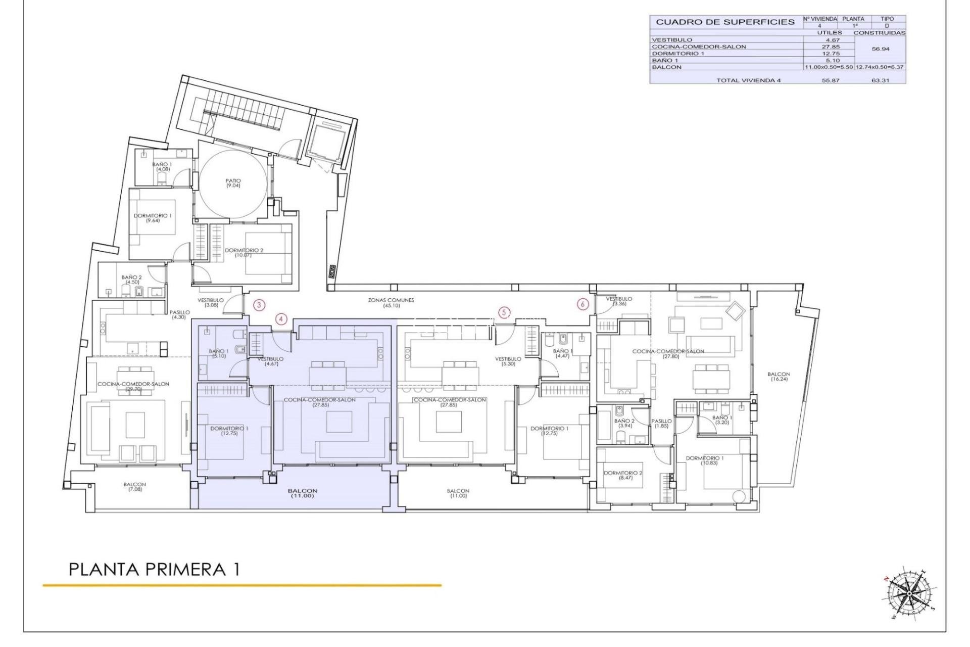 Nowy budynek - Apartament -
Torrevieja - Playa del Cura