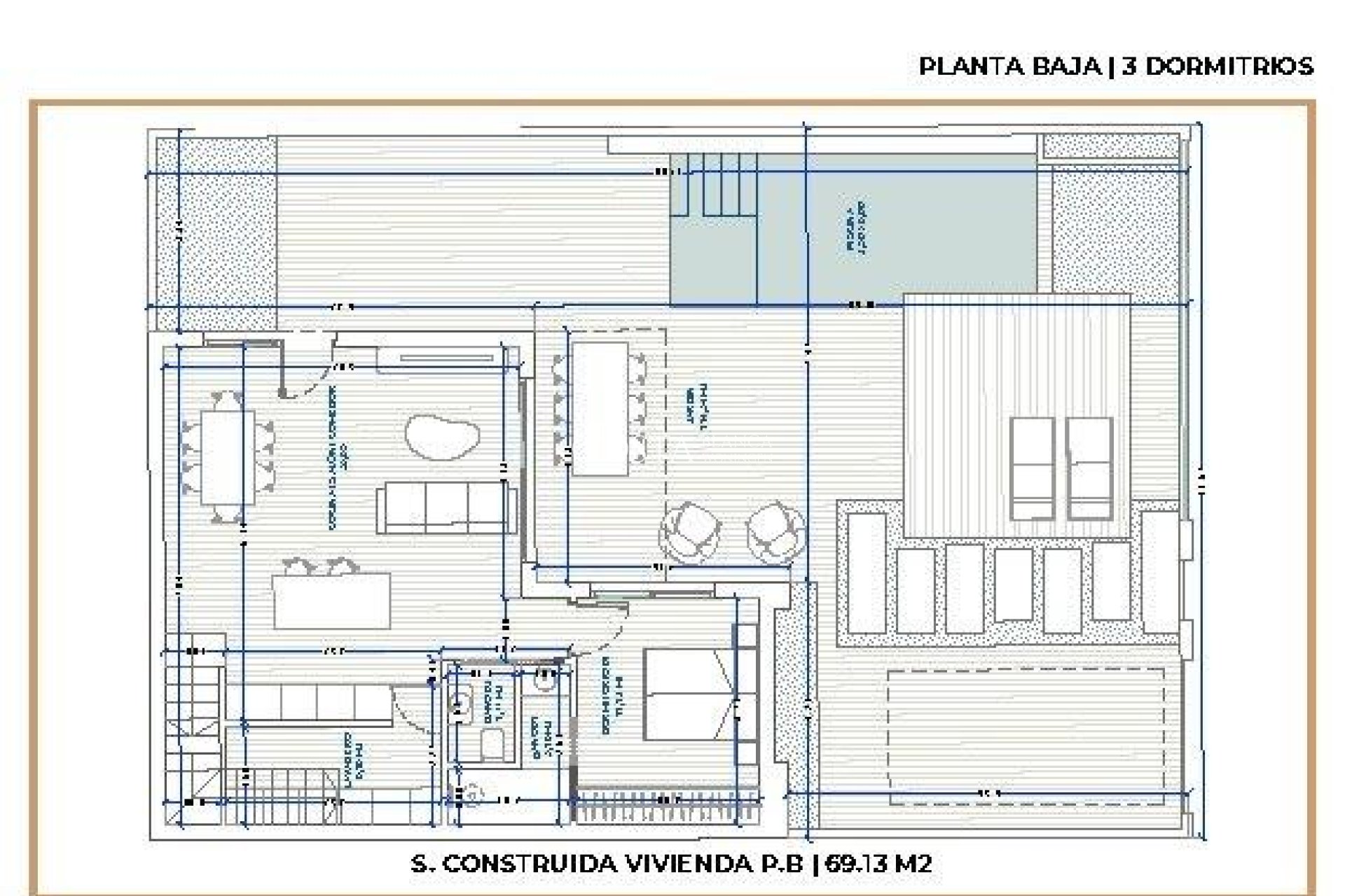 Nowy budynek - Willa -
Torre Pacheco - Roldán