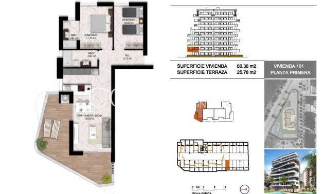 Nieuwbouw Woningen - Appartement -
Guardamar del Segura - Guardamar Del Segura