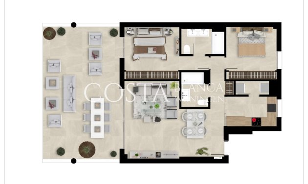 New Build - Apartment -
Mijas - Calanova