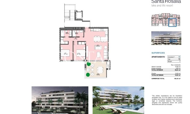 Nieuwbouw Woningen - Appartement -
Torre Pacheco - Santa Rosalia Lake And Life Resort