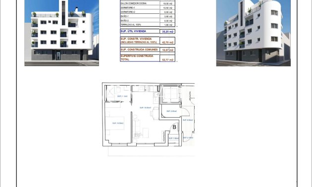 Nouvelle construction - Appartement -
Torrevieja - Centro