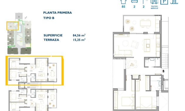 Nieuwbouw Woningen - Appartement -
San Pedro del Pinatar - Pueblo