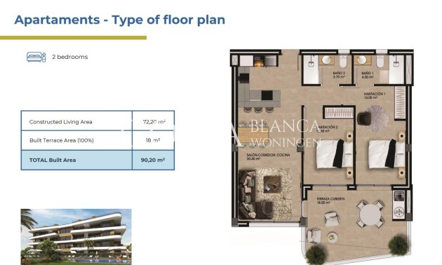 New Build - Apartment -
Orihuela Costa - Punta Prima