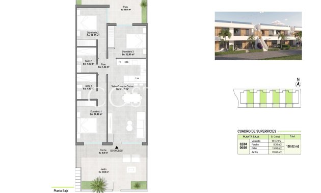 Nowy budynek - Apartament -
Alhama De Murcia - Condado De Alhama